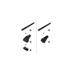 Nordrive QUADRA M - belki stalowe 120cm