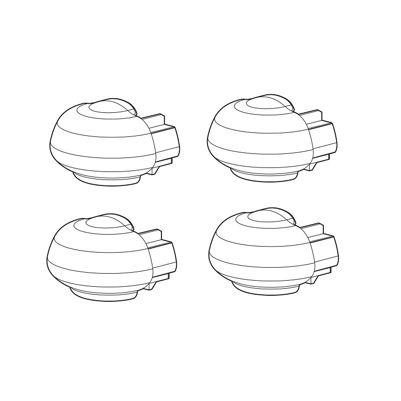 Nordrive ALUMIA - zaślepki do belek aluminiowych