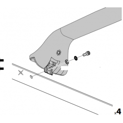 Nordrive kit K7- zestaw na relingi zintegrowane