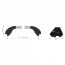 Nordrive SNAP ALU IN-RAIL L-K9 - bagażnik na reling zintegrowany