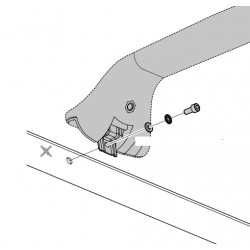 Nordrive SNAP STEEL IN-RAIL S-K10 - bagażnik na reling zintegrowany