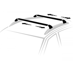 Nordrive SNAP STEEL IN-RAIL L-K3 - bagażnik na reling zintegrowany