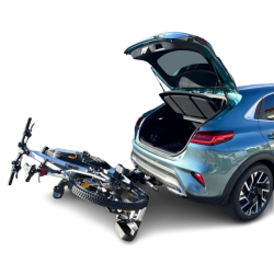 Spinder SX2 Silver - składany bagażnik na hak na 2 rowery