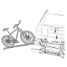 Spinder TX2 BLACK - rampa najazdowa do platformy rowerowej