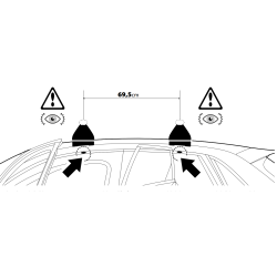 Nordrive HELIO EVOS LP C150 - bagażnik bazowy z niskimi stopami