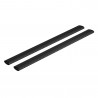 Nordrive SILENZIO BLACK S - belki aluminiowe czarne 108cm