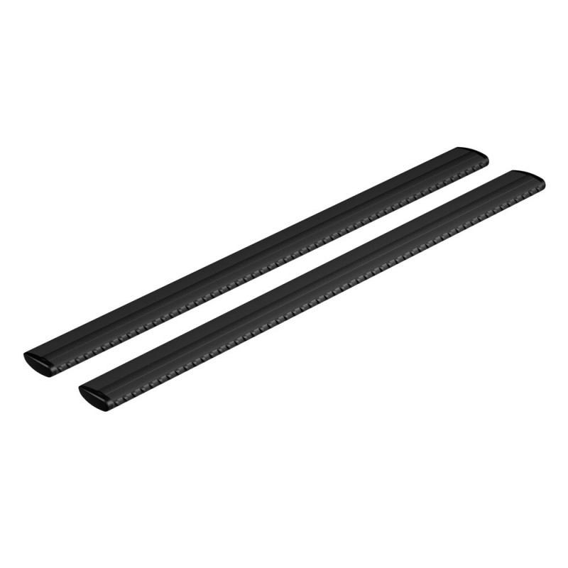 Nordrive SILENZIO BLACK L - belki aluminiowe czarne 128cm