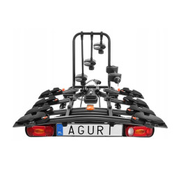 Aguri ACTIVE BIKE 3+1 Black - bagażnik na hak 4 rowery