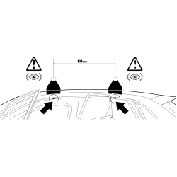 Nordrive ALUMIA EVOS LP C252 - bagażnik bazowy z niskimi stopami