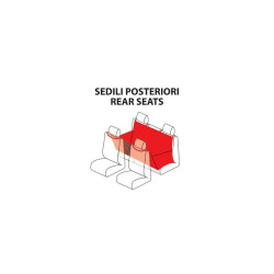 Transporter samochodowy dla psa, kota 130x43x44/37