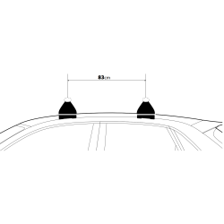 Nordrive SILENZIO BLACK EVOS ST C104 - bagażnik bazowy