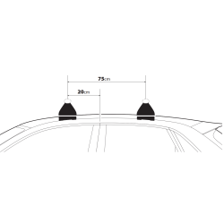 Nordrive SILENZIO EVOS ST C191 - bagażnik bazowy