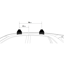 Nordrive SILENZIO BLACK EVOS ST C190 - bagażnik bazowy