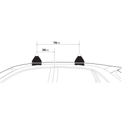 Nordrive SILENZIO BLACK EVOS ST C207 - bagażnik bazowy