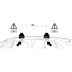 Nordrive QUADRA EVOS LP C123 - bagażnik bazowy z niskimi stopami