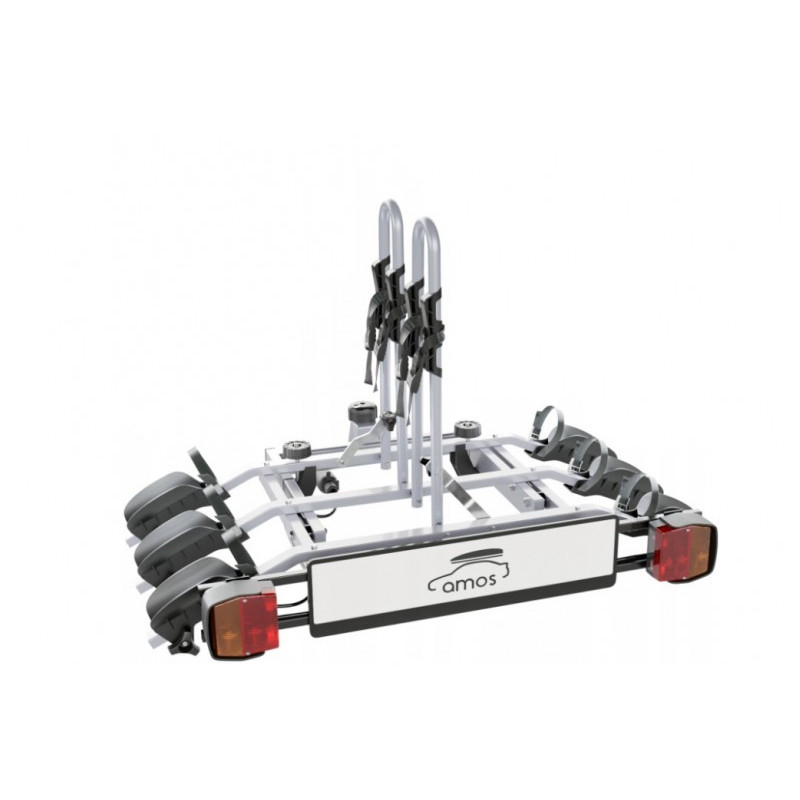 Amos TYTAN 3 PLUS - platforma na hak na 3 rowery 7-pin / ładowność max. 75kg