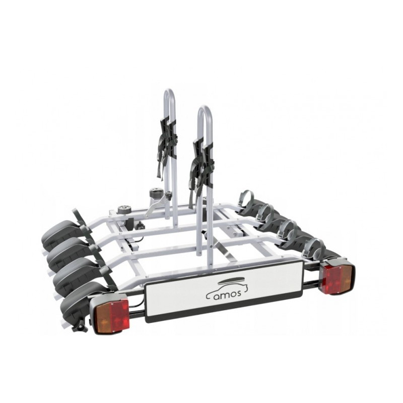 Amos TYTAN 4 PLUS - platforma na hak na 4 rowery 7-pin / ładowność max. 75kg