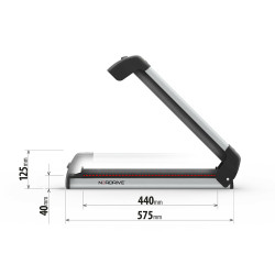 Nordrive NORDIC-KING EVO NK-40 SILVER - uchwyt narciarski na 4 pary nart lub 2 snowboardy