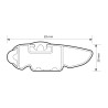 Nordrive SILENZIO CX BLACK - belka aluminiowa aerodynamiczna 129cm