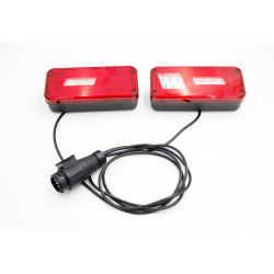 Aguri ACTIVE BIKE - zestaw lamp tylnych L+P z wtyczką 13pin