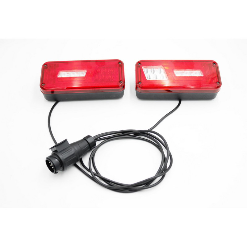 Aguri ACTIVE BIKE - zestaw lamp tylnych L+P z wtyczką 13pin