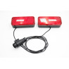 Aguri ACTIVE BIKE - zestaw lamp tylnych L+P z wtyczką 13pin