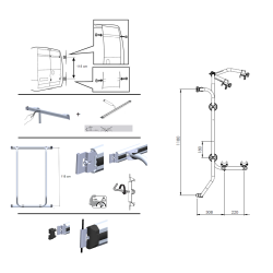 Fabbri BICI OK 2 CAMPER VAN - bagażnik rowerowy montowany na tylnej klapie