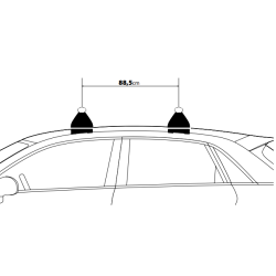 Nordrive SILENZIO BLACK EVOS ST C270 - bagażnik bazowy