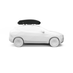 Thule FORCE 3 L SPORT czarny aeroskin - box dachowy 300 litrów