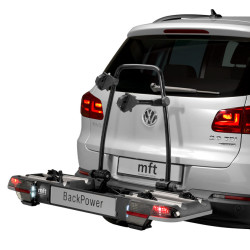 MFT BACKPOWER - dostawka na 2 rowery do bazy na hak BIKE CARRIER