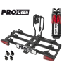ProUser DIAMANT FG3 BLACK LED - składany bagażnik na hak na 3 rowery
