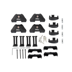 Inter Pack VIRGO BLACK IR 120 G2 - bagażnik dachowy na reling zintegrowany