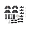 Inter Pack VIRGO BLACK IR 120 G2 - bagażnik dachowy na reling zintegrowany