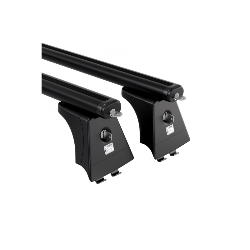 Amos BETA 101 AERO BLACK - bagażnik dachowy na miejsca montażowe