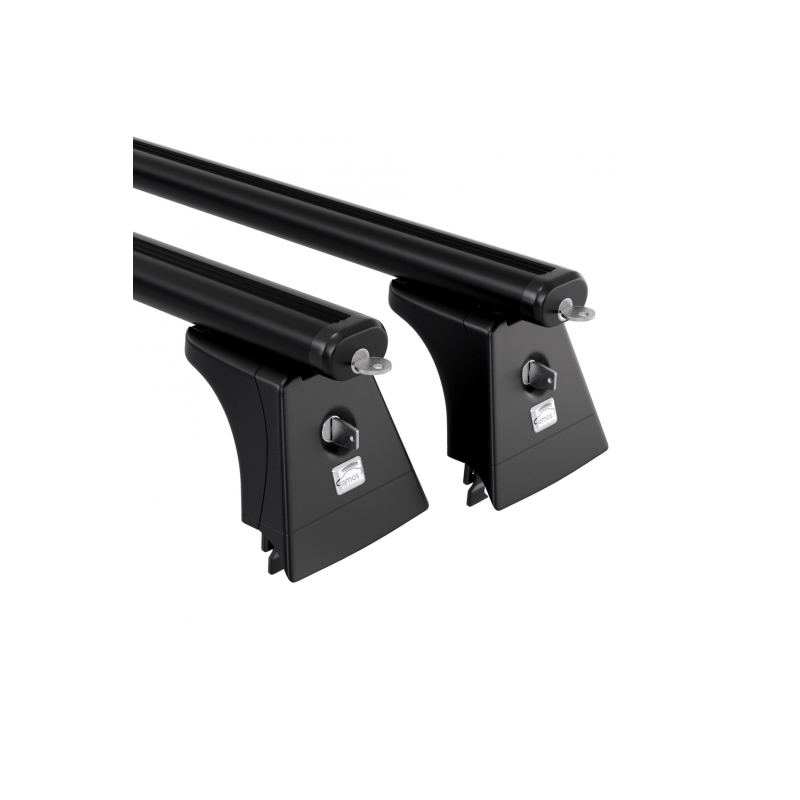 Amos BETA 102 AERO BLACK - bagażnik dachowy na miejsca montażowe