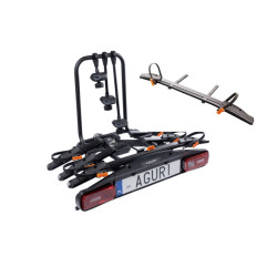 Aguri ACTIVE BIKE PRO BLACK 3+1 - bagażnik na hak 4 rowery