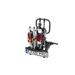 Aguri KRAB PRO 2 SILVER - bagażnik na hak 2 rowery składany