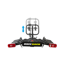 BuzzRack SCORPION LITE 3 - składany bagażnik na hak na 3 rowery