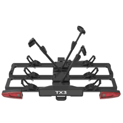 Spinder TX3 BLACK LED - składany bagażnik na hak na 3 rowery