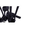 Taurus STELVIO 3 BLACK - bagażnik na hak 3 rowery składany, Swiatła LED