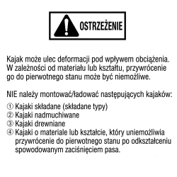 Inno INA445JP - uchwyt do przewozu kajaka lub deski