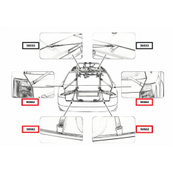 Aguri ADVANS GIZA JET TOUR - pasek z zaczepem 25mm/75cm