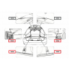 Aguri ADVANS GIZA JET TOUR - pasek z zaczepem 25mm/75cm