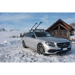 Nordrive NORDIC-KING EVO NK-40 SILVER - uchwyt narciarski na 4 pary nart lub 2 snowboardy