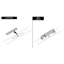 Nordrive SILENZIO BLACK EVOS LP C059 - bagażnik bazowy z niskimi stopami