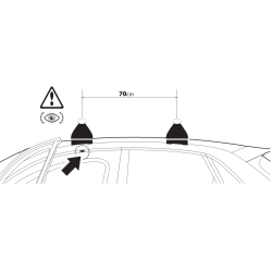 Nordrive SILENZIO BLACK EVOS ST C211 - bagażnik bazowy