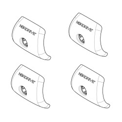 Nordrive EVOS RAIL - komplet osłon do łap na reling standardowy