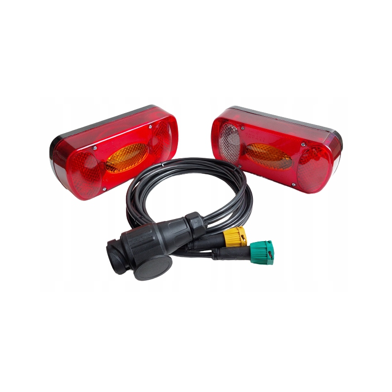 Aguri ACTIVE BIKE - zestaw lamp tylnych L+P z wtyczką 13pin