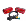 Aguri ACTIVE BIKE - zestaw lamp tylnych L+P z wtyczką 13pin