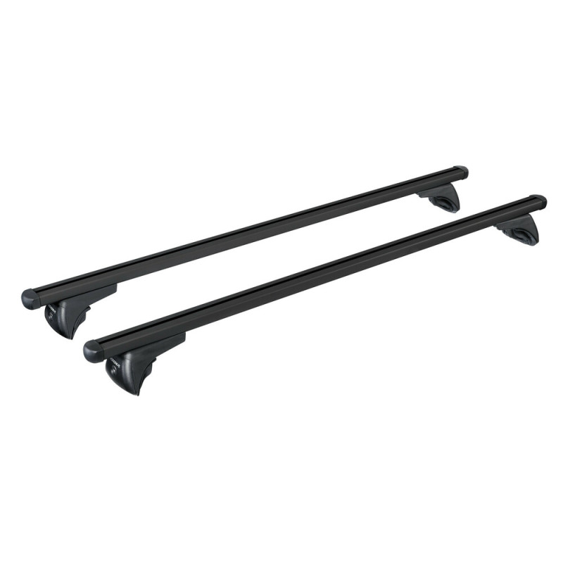 Nordrive HELIO BLACK IN-RAIL M - bagażnik aluminiowy na reling zintegrowany